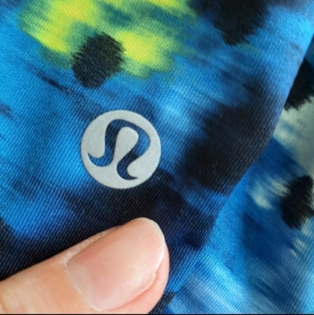 Lululemon Kanto Catch Me Windy Blooms Polka Dot Blue Tank 6 - Picture 5 of 6